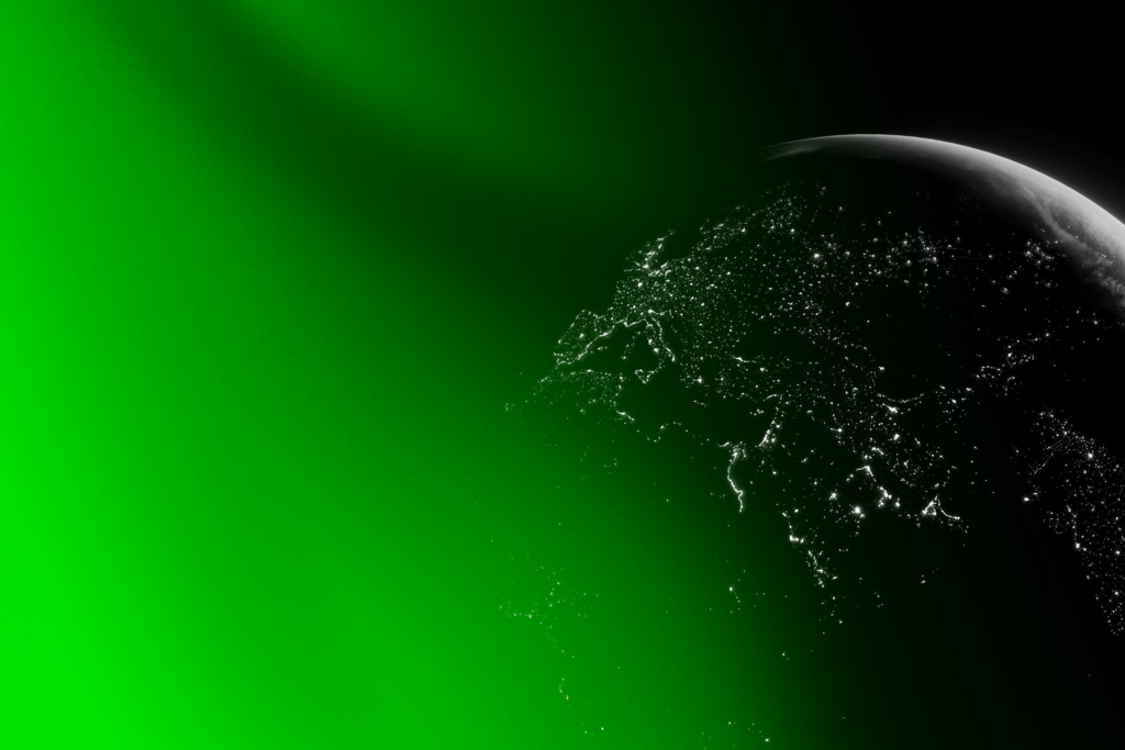 Earth from space illustration